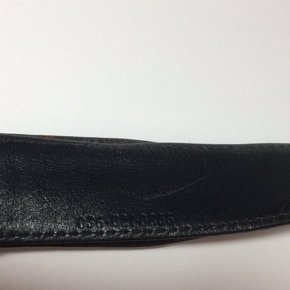 Vintage Authentic Gucci Leather Belt 28-31” Blue - Picture 8 of 12